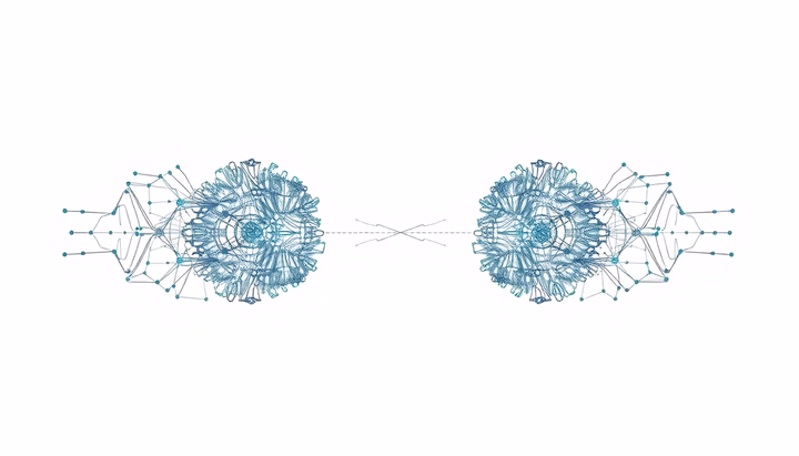 Illustration der technischen Architektur adversarial machine learning.