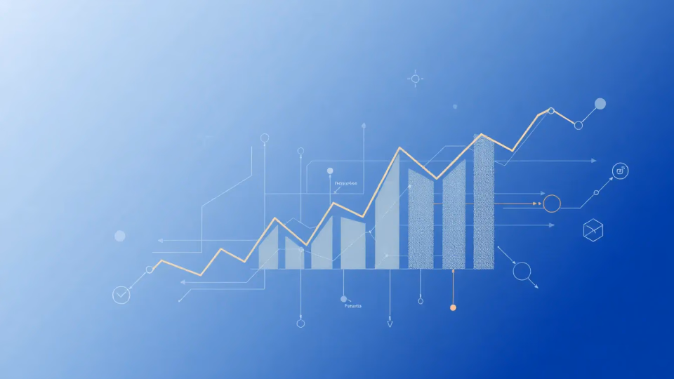 Technische Illustration von AI-getriebener prädiktiver Analytik