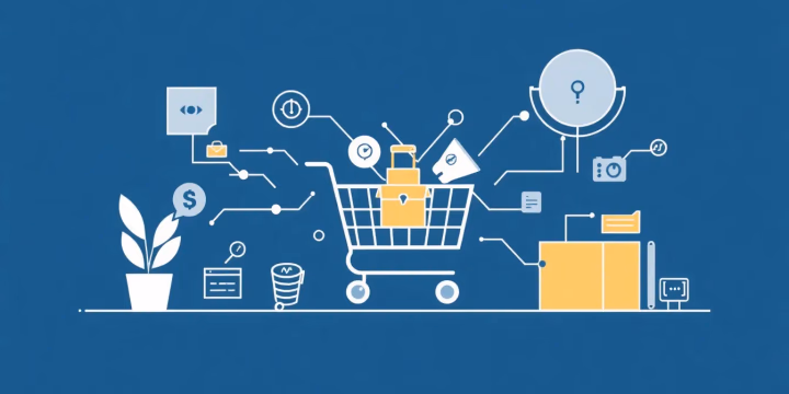 Illustration der AI-gestützten Personalisierung im E-Commerce