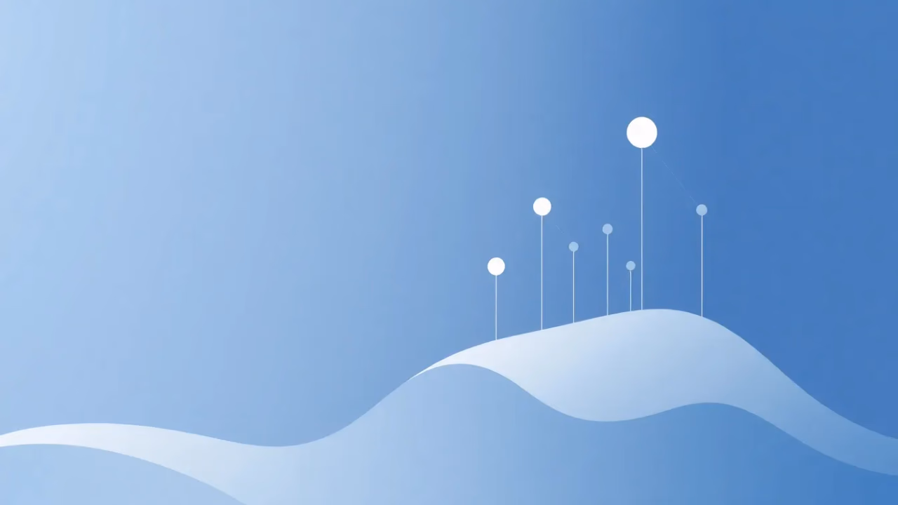 Technische Illustration von anpassungsfähigen KI-Algorithmen