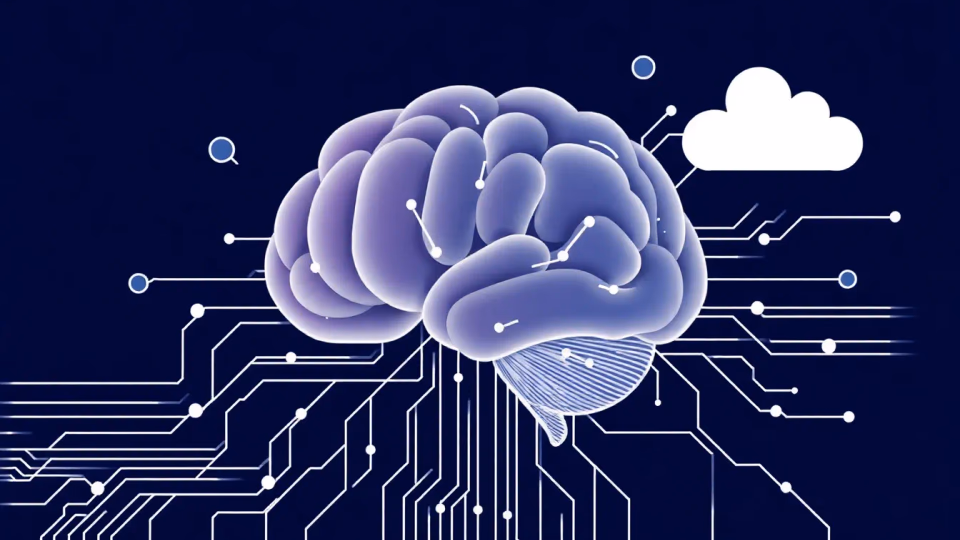 Illustration von anpassungsfähiger künstlicher Intelligenz