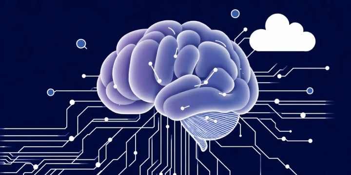 Illustration von anpassungsfähiger künstlicher Intelligenz