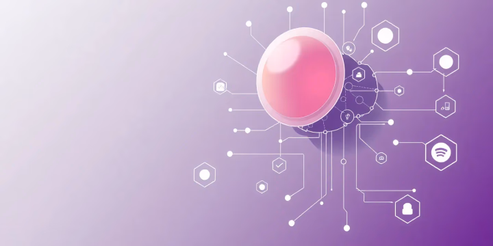 Technologische Darstellung von Augmented Intelligence