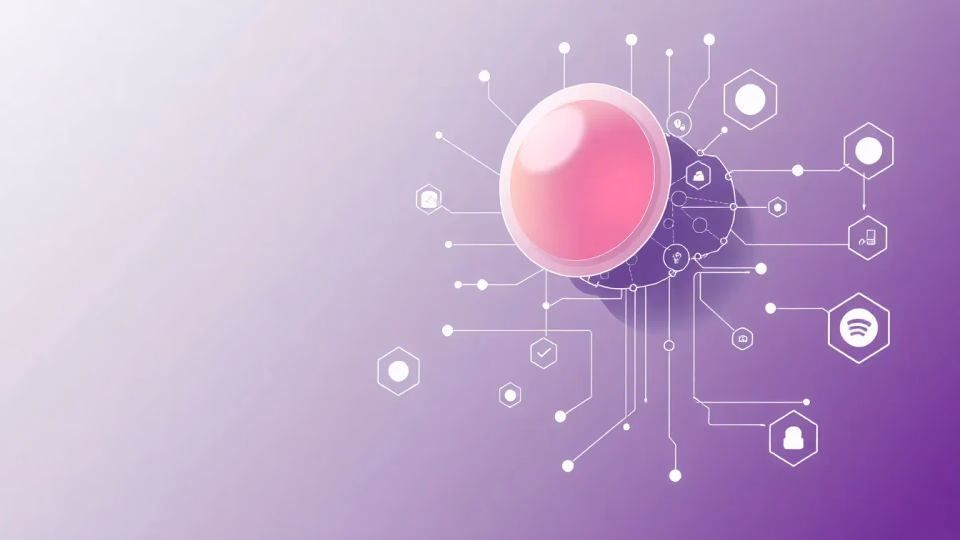 Technologische Darstellung von Augmented Intelligence