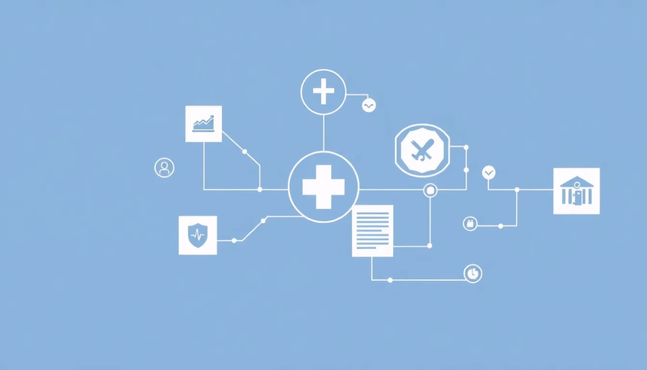 Technologische Darstellung der automatisierten Entscheidungsfindung im Gesundheitswesen