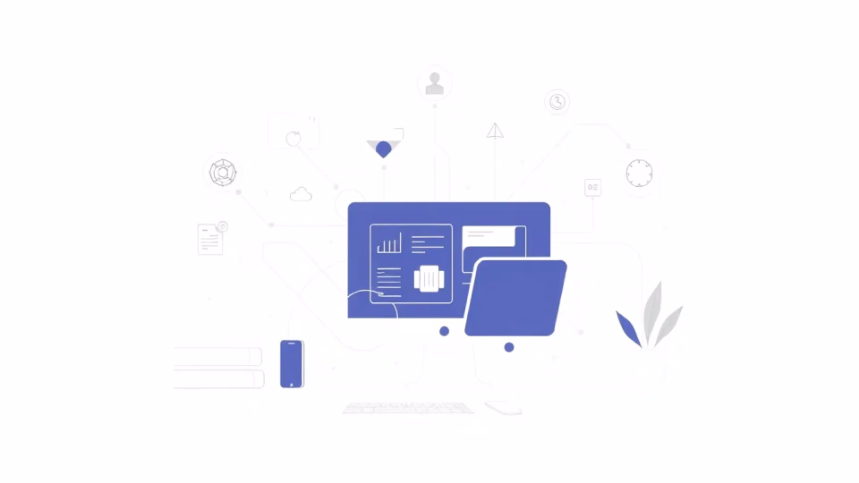 Technische Illustration zur automatisierten Inhaltsgenerierung im E-Learning