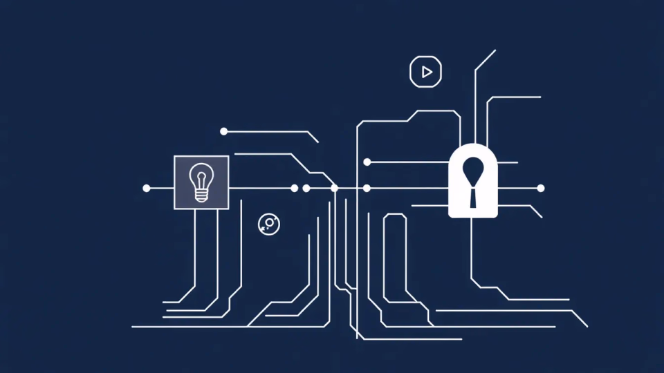 Technische Illustration zur automatisierten Sprachanalyse in der Sicherheitstechnik