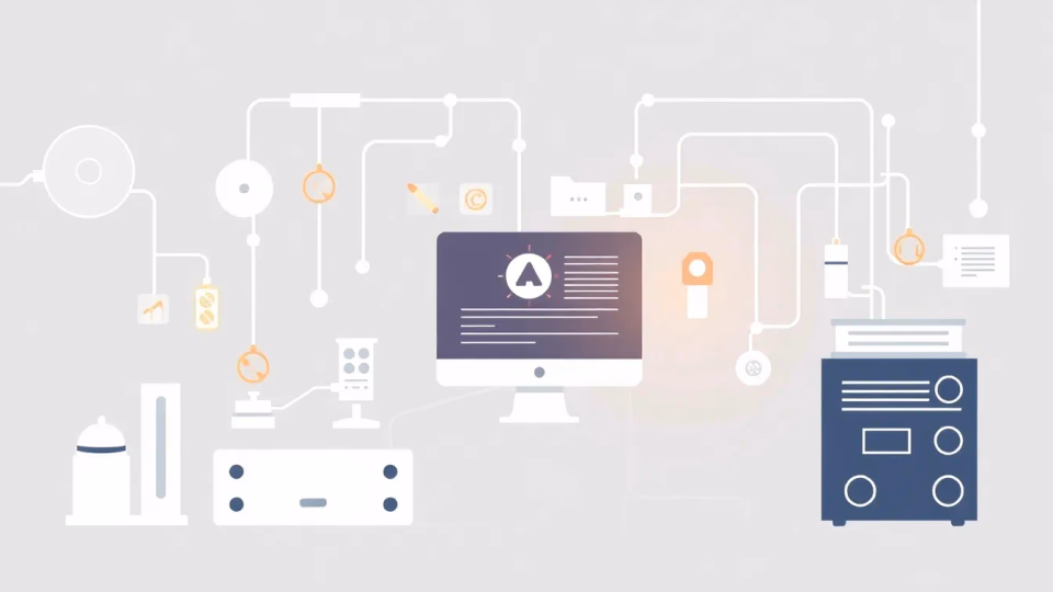 Illustration zur automatisierten Task-Automation mit KI
