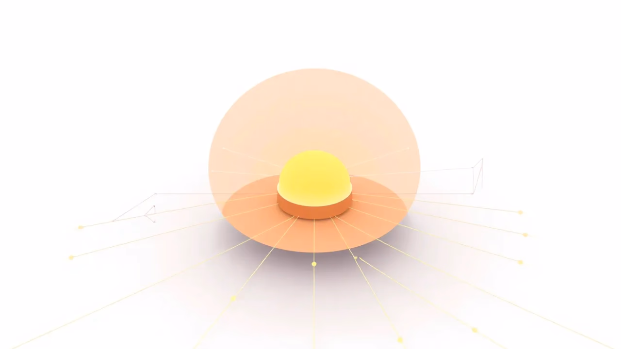 Technische Illustration zu autonomen Sensornetzwerken