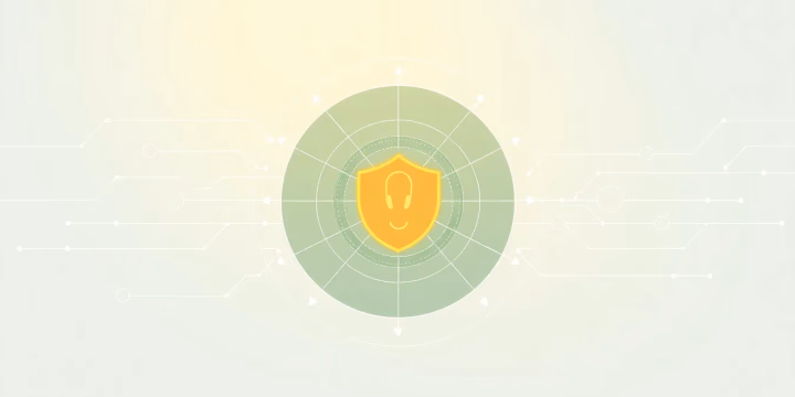 Illustration von biometrischem Lernen in Sicherheitssystemen