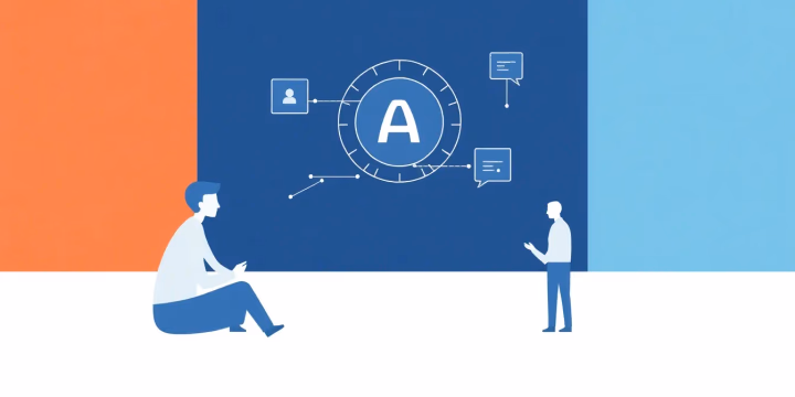 Technische Illustration von Conversational AI