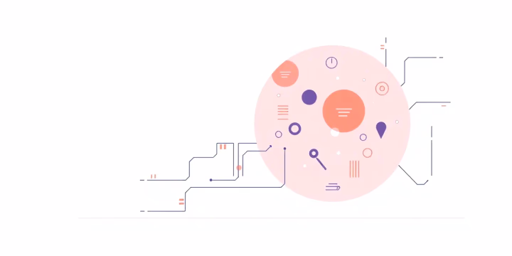 Minimalistische technische Illustration zu datenethischen Herausforderungen im Machine Learning