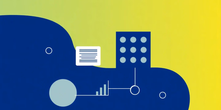 Technische Illustration zum datengetriebenen Entscheidungsmanagement in Unternehmen