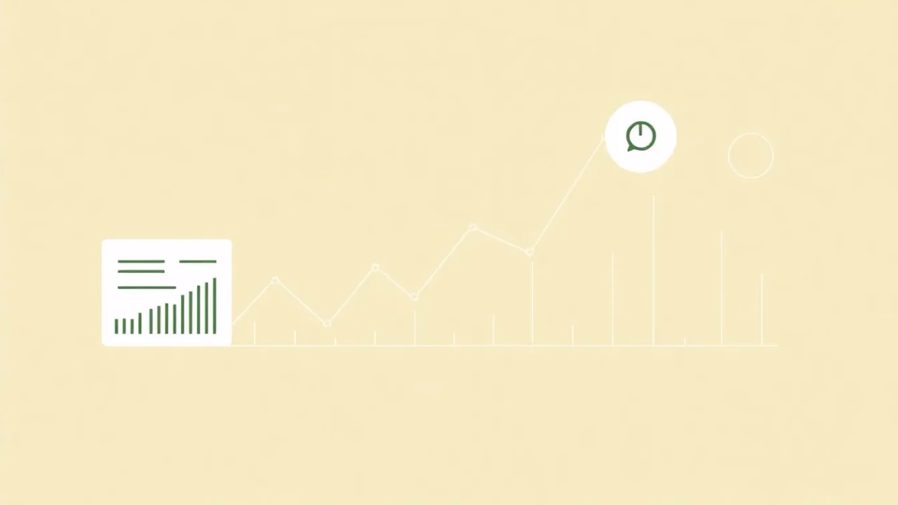 Illustration von KI-Datenanalyse und Interpretation