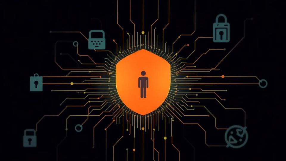 Technische Darstellung der Datensicherheit in KI-Anwendungen