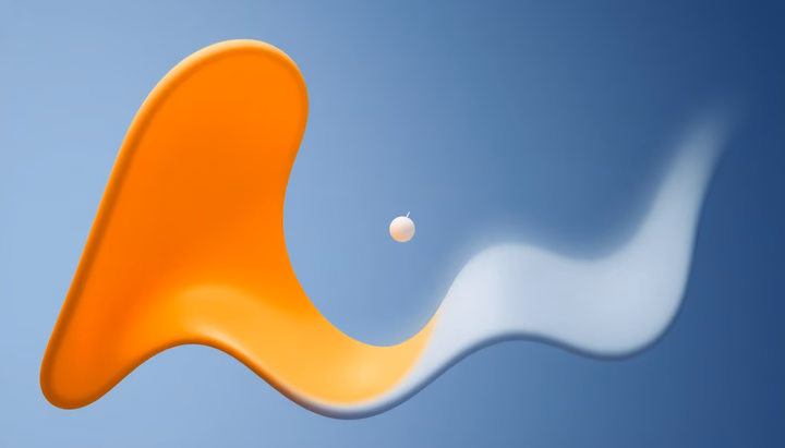 Eine minimalistische technische Illustration von Deep Learning Frameworks.