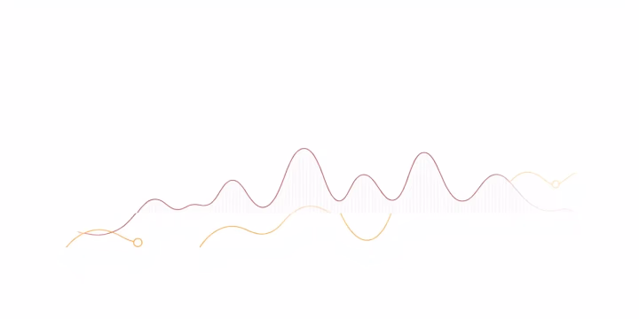 Technische Illustration von Deep Learning-Prozessen in der Zeitserienanalyse
