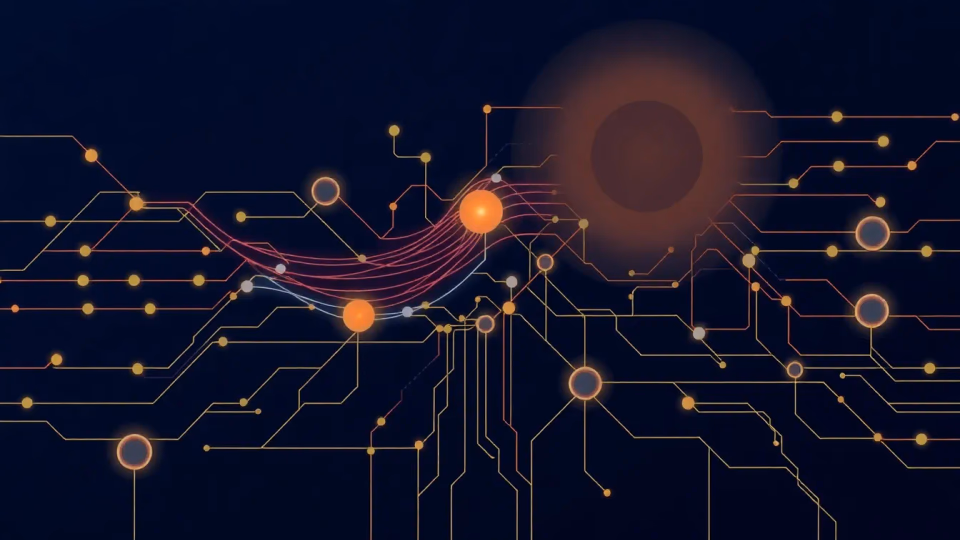 Technische Illustration von Deep Learning Optimierungstechniken