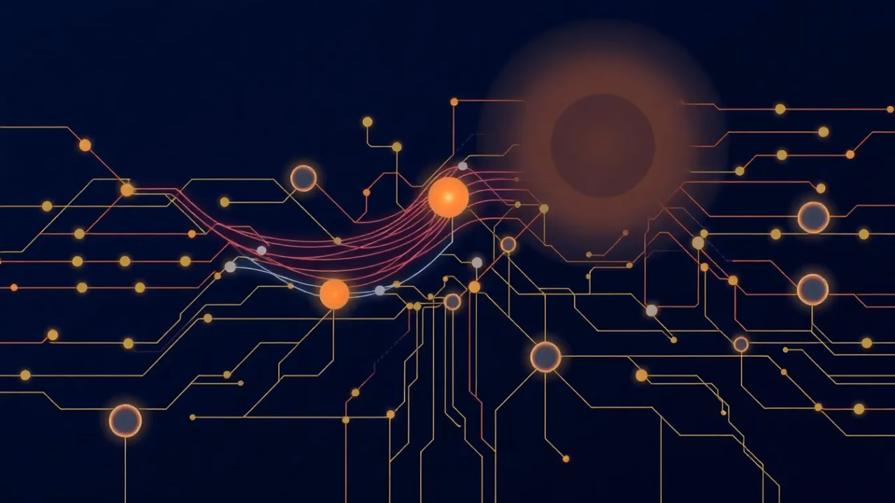 Technische Illustration von Deep Learning Optimierungstechniken