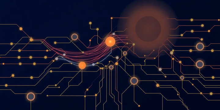 Technische Illustration von Deep Learning Optimierungstechniken