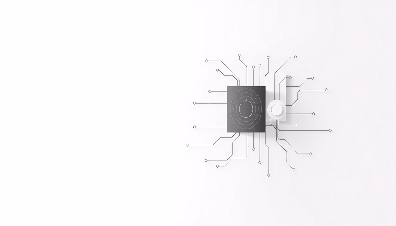 Technische Illustration zur Deepfake-Technologie