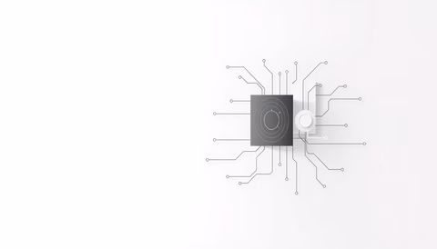 Technische Illustration zur Deepfake-Technologie