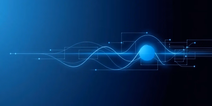 Technische Illustration von dynamischen Lernalgorithmen