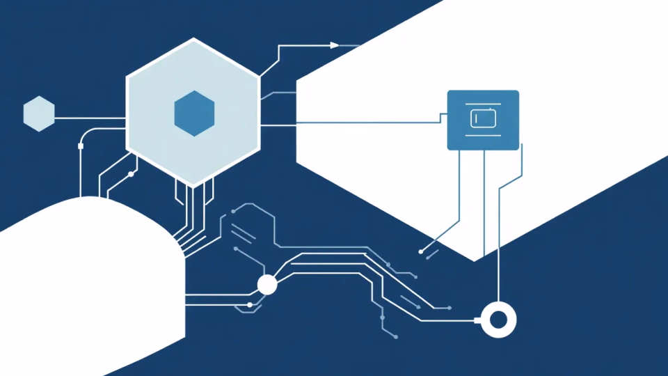 Technische Illustration von eingebetteten KI-Systemen