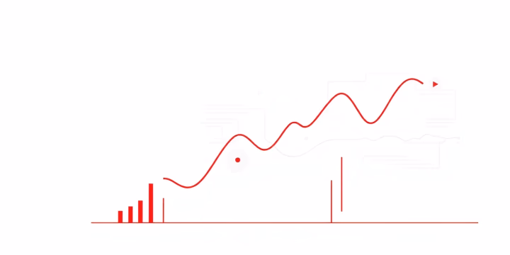 Technologie-Illustration der emotionalen Datenanalyse durch KI