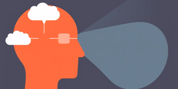 Technische Grafik zur emotionalen Entscheidungsfindung mit KI
