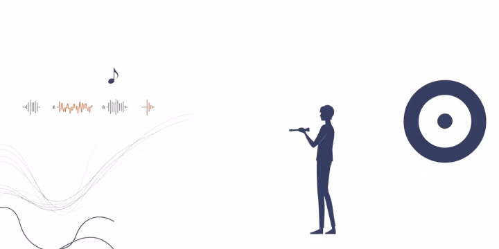 Illustration zum emotionalen Einfluss von KI in der Musikproduktion