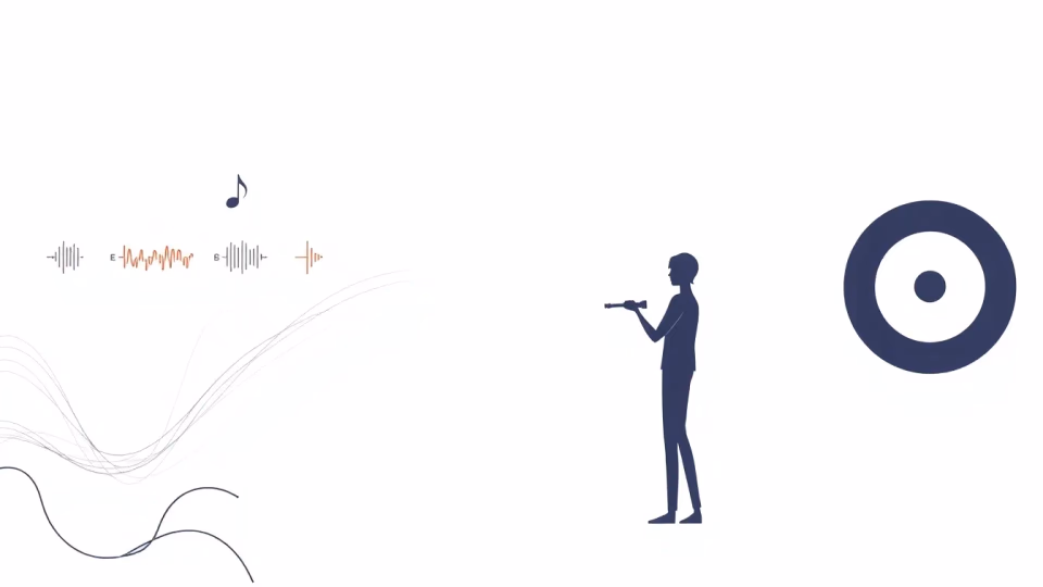 Illustration zum emotionalen Einfluss von KI in der Musikproduktion
