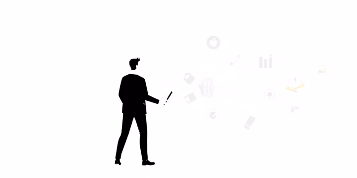 Illustration zur Entscheidungsfindung mit KI-Assistenz