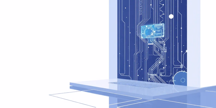 Technische Illustration zu erweiterter Realität in KI