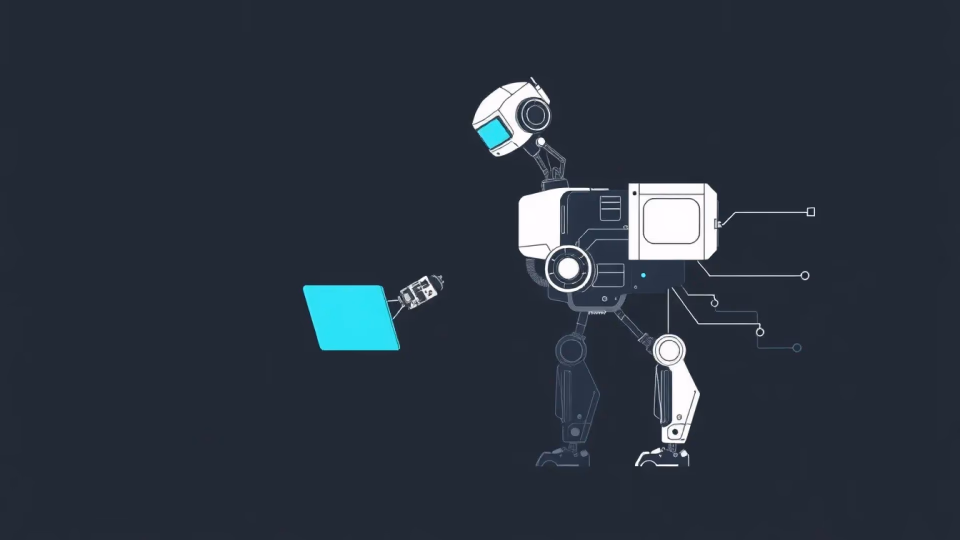 Technische Illustration über erweiterte Robotik