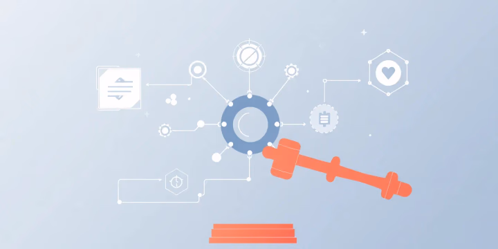 Technische Darstellung von Explainable AI in der Rechtsbranche