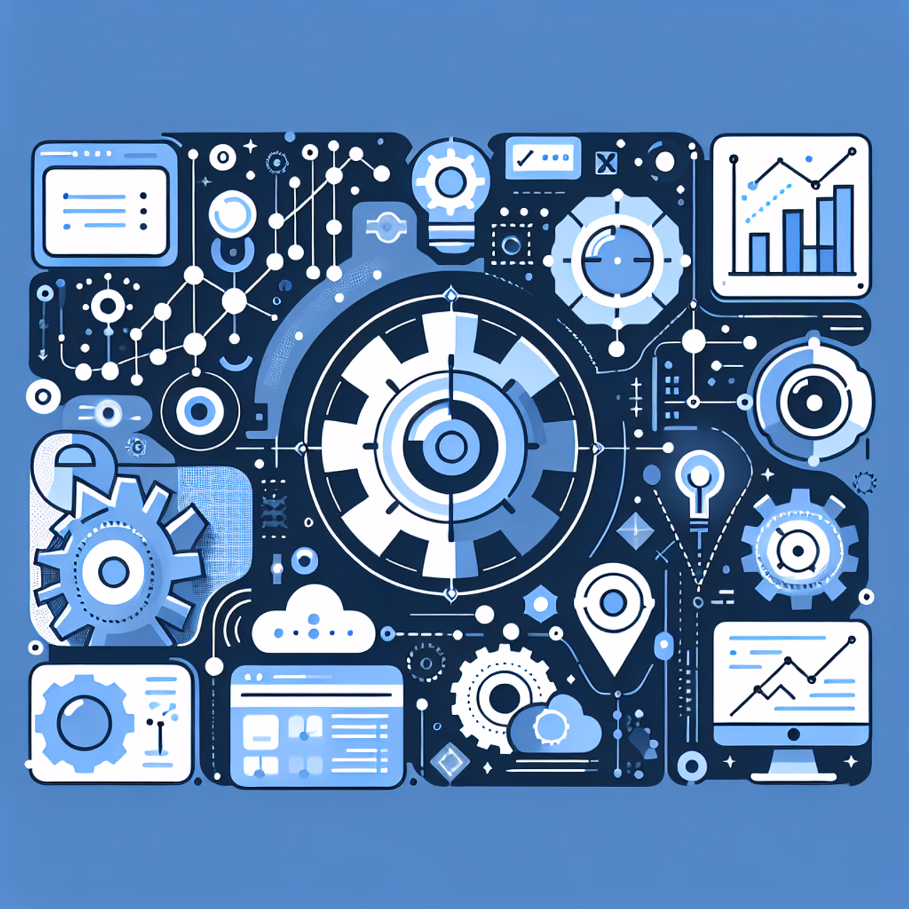 Eine technische Illustration, die das Konzept des Few-Shot Learning darstellt.