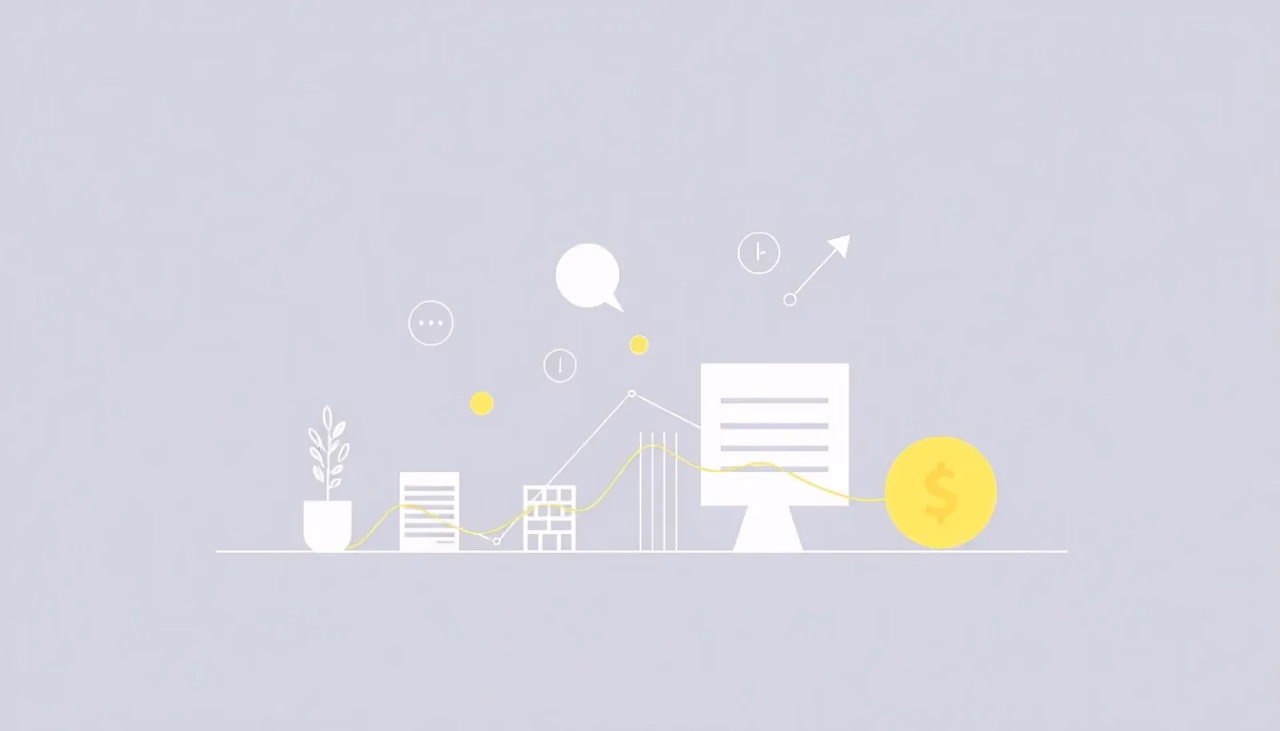 Technische Illustration zur finanziellen KI-Optimierung