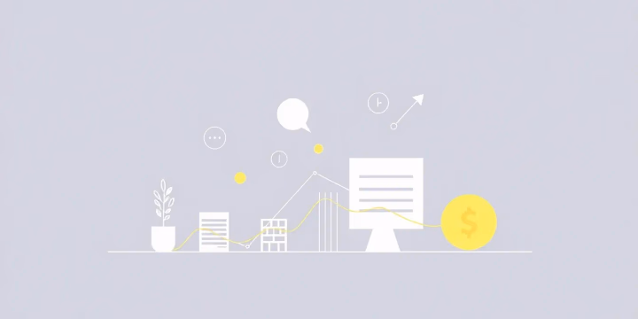 Technische Illustration zur finanziellen KI-Optimierung