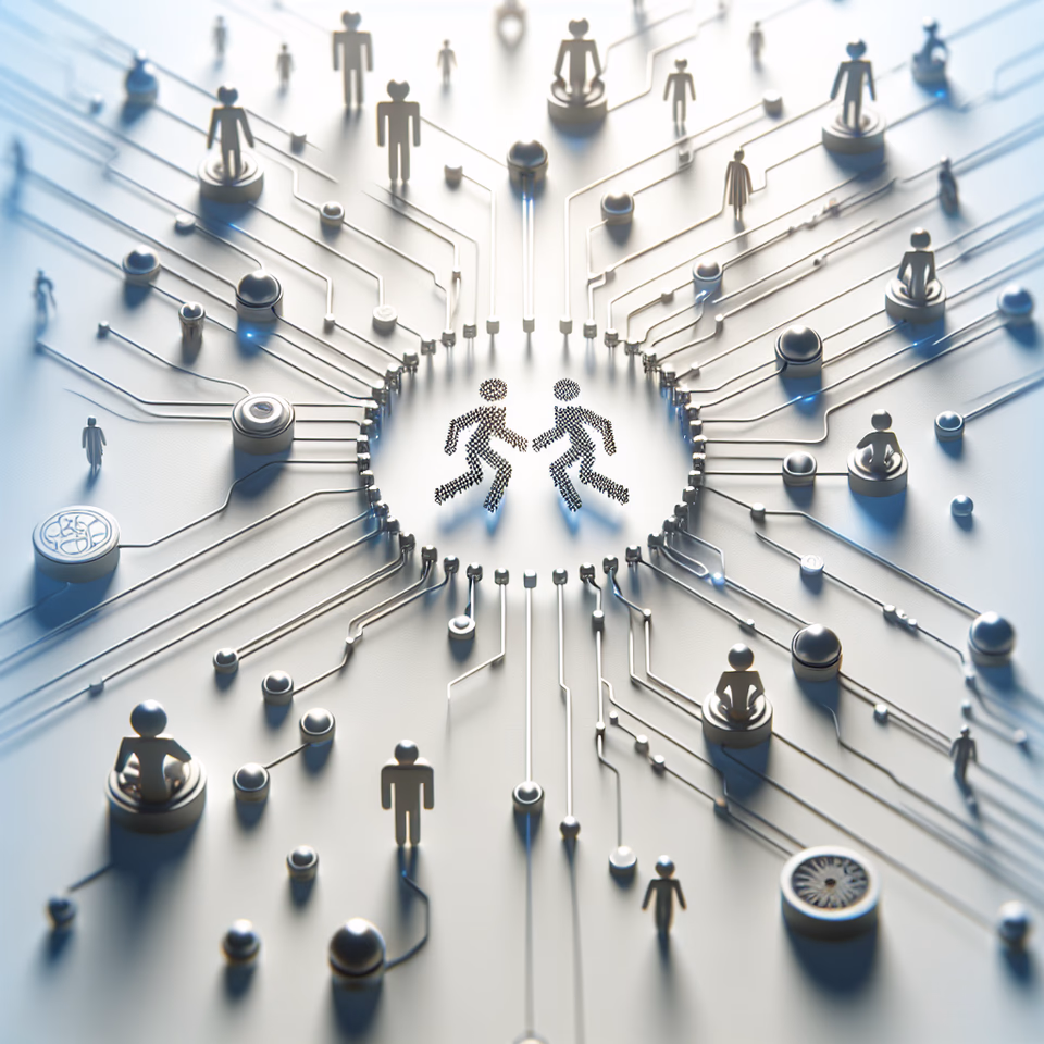 Illustration der gesellschaftlichen Auswirkungen von Künstlicher Intelligenz