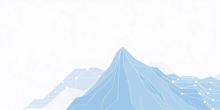 Illustration der graphbasierten Künstlichen Intelligenz in modernem Design