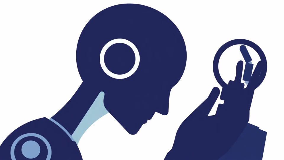 Technische Illustration zur Human-AI Collaboration