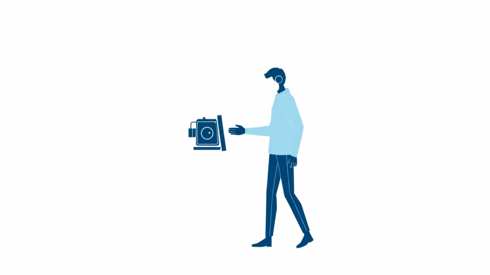 Technische Darstellung der Mensch-Maschine-Interaktion