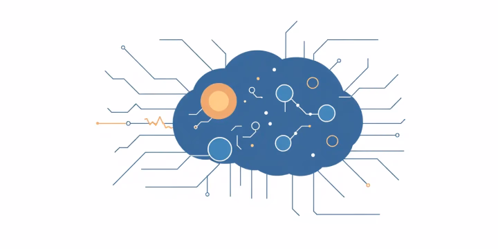 Technische Darstellung von Hybrid-Intelligenz in der KI