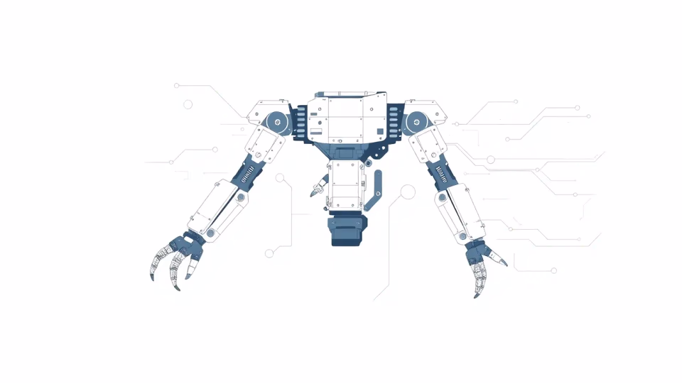 Technische Illustration der hybriden Robotik