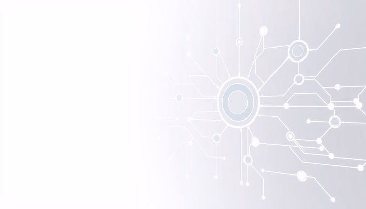 Technische Illustration, die integrierte KI-Systeme zeigt.