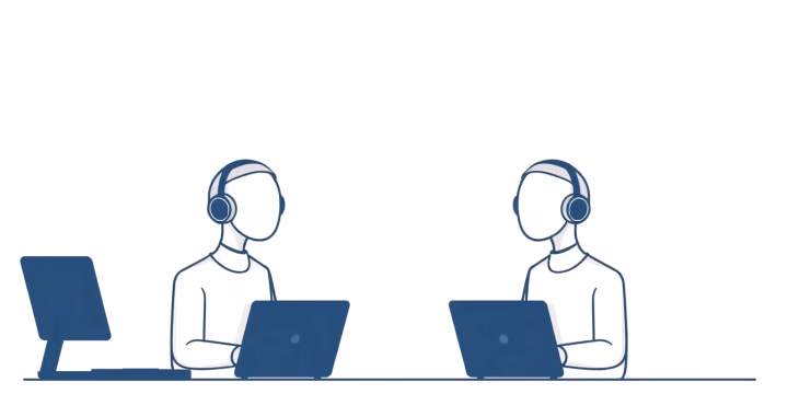Technologische Darstellung von intelligenten virtuellen Assistenten