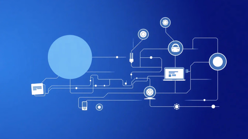 Technische Darstellung eines intelligenten Agentensystems