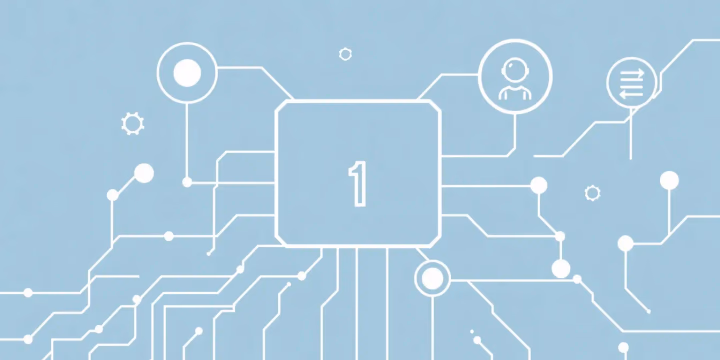 Technische Illustration zur intelligenten Datenvorhersage