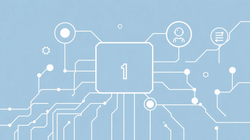 Technische Illustration zur intelligenten Datenvorhersage